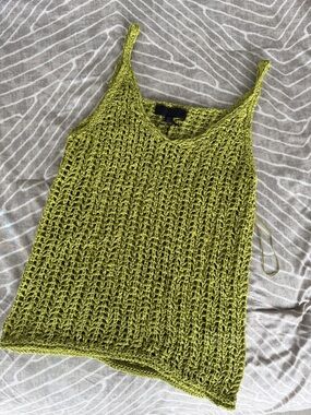 Zara Olive Green Crochet Camisole
